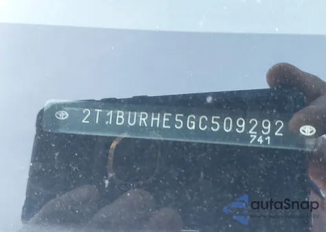 2016 Toyota Corolla S Premium из США, поврежденный, VIN 2T1BURHE5GC509292